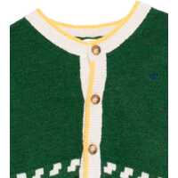 Cardigane pentru Fete - Cardigane Bobo Choses Kaleidoscope Cardigan GREEN Fete (BM 19062076) - B-mall.ro