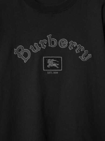 Tricouri Burberry Gothic Logo T-Shirt BLACK Barbati (BM 19062082) 2