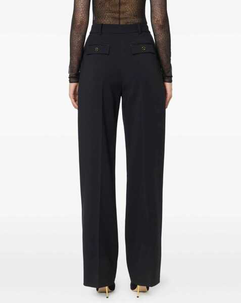 Pantaloni office Elisabetta Franchi Flared trousers Black Femei (BM 19062097) 3