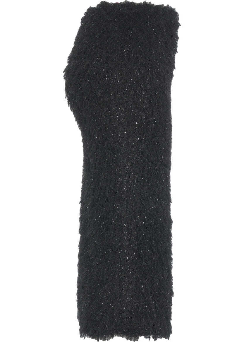 Fuste lungi Jucca Midi skirt made of knit textile Black Femei (BM 19062100) 3
