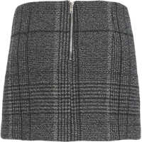 Fuste scurte Dama - Fuste scurte Otto d ame Mini skirt with plaid pattern Black Femei (BM 19062106) - B-mall.ro