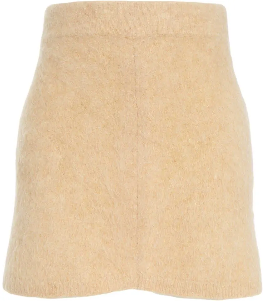 Fuste scurte Soft Goat Alpaca mini skirt Brown Femei (BM 19062112) 1