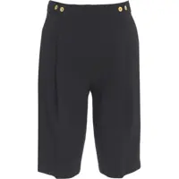 Pantaloni casual Elisabetta Franchi Bermuda shorts with decorative buttons