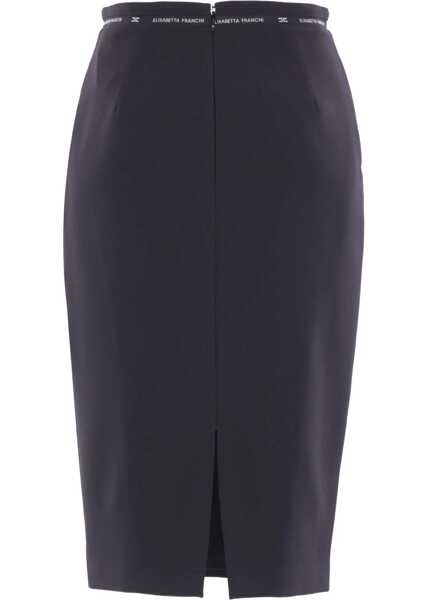 Fuste lungi Elisabetta Franchi Pencil skirt Black Femei (BM 19062127) 2