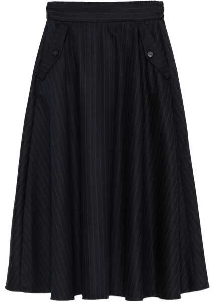 Fuste lungi Golden Goose Circle skirt Blue Femei (BM 19062130) 1