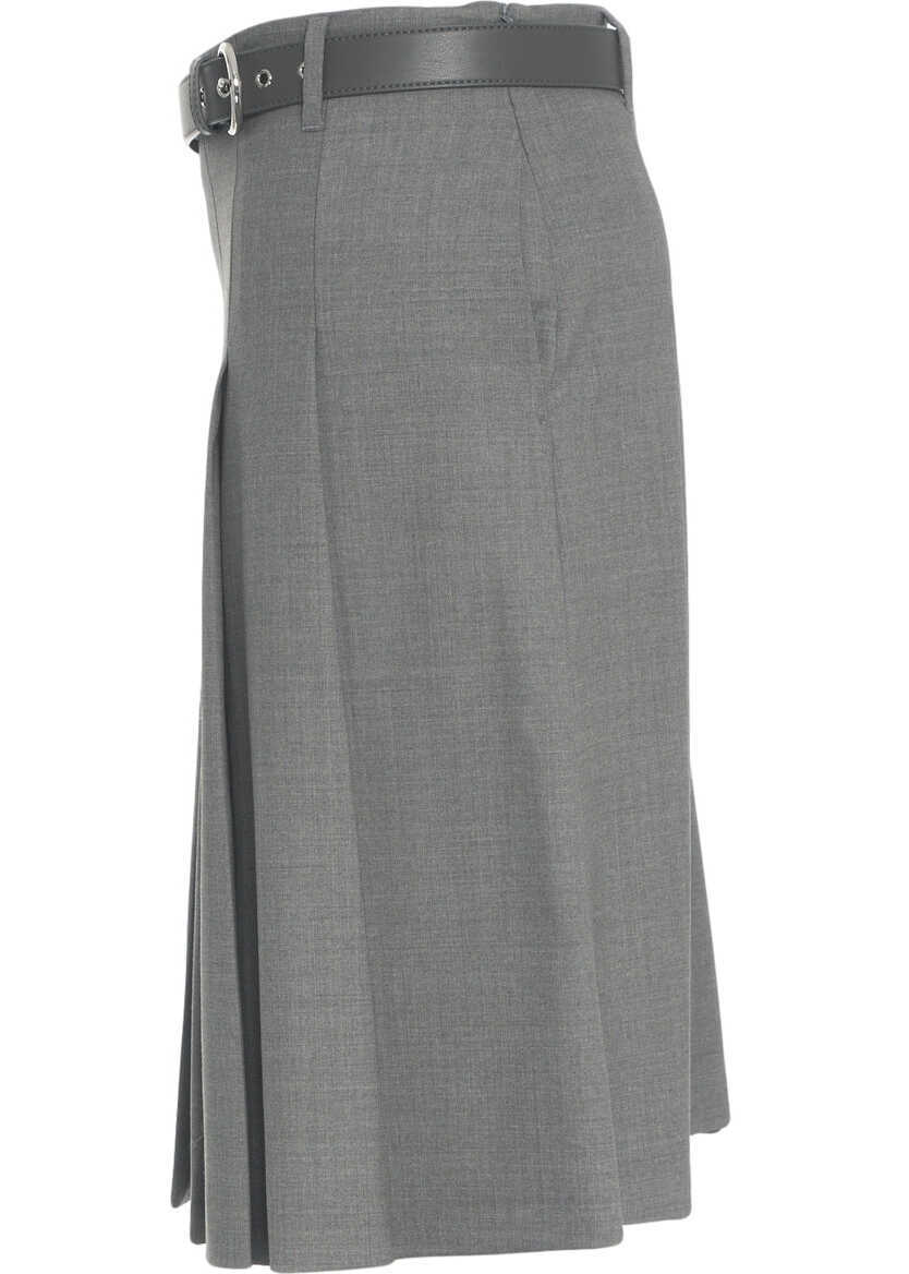 Fuste lungi Max Mara Pleated skirt Gimmy Grey Femei (BM 19062139) 3