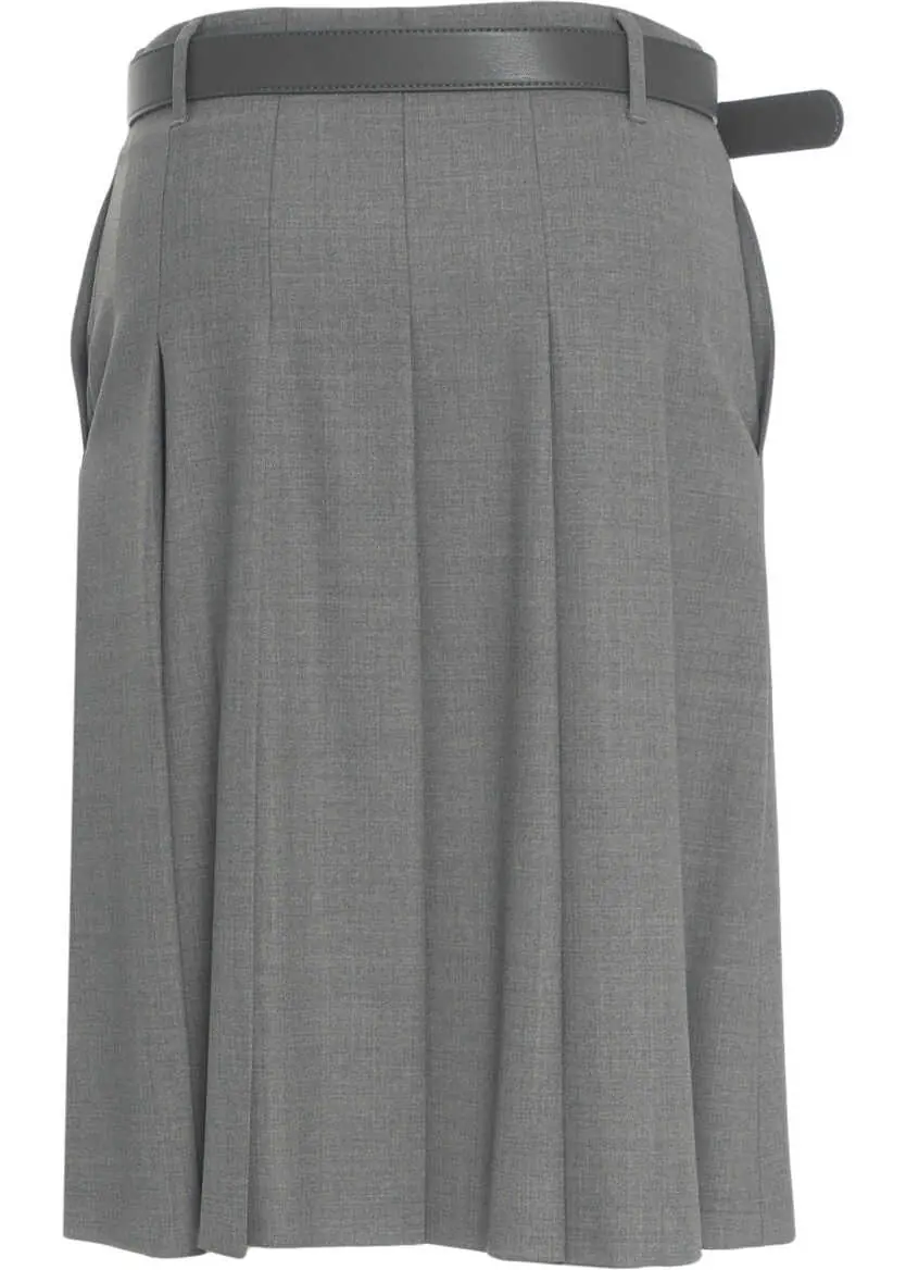Fuste lungi Max Mara Pleated skirt Gimmy Grey Femei (BM 19062139) 4