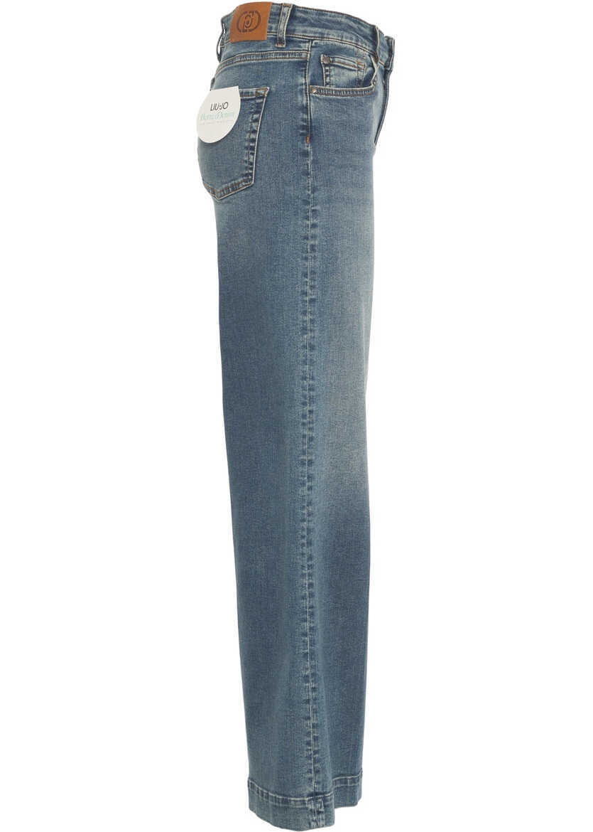 Blugi evazati Liu Jo Flared jeans Blue Femei (BM 19062199) 3