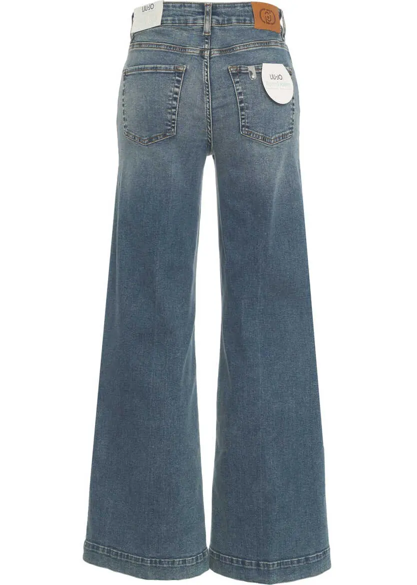 Blugi evazati Liu Jo Flared jeans Blue Femei (BM 19062199) 4