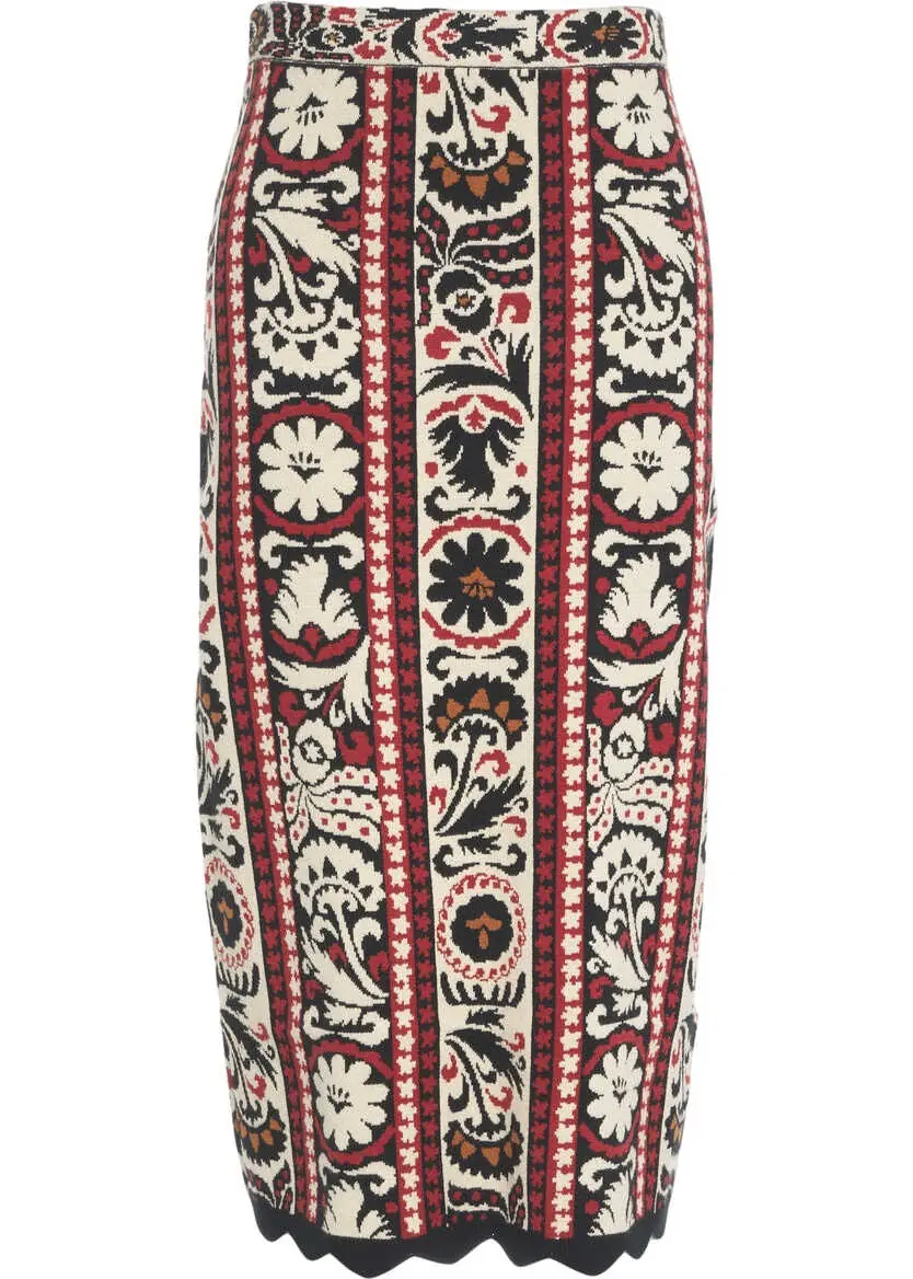Fuste lungi Farmrio Embroidered skirt Multicolor Femei (BM 19062208) 1