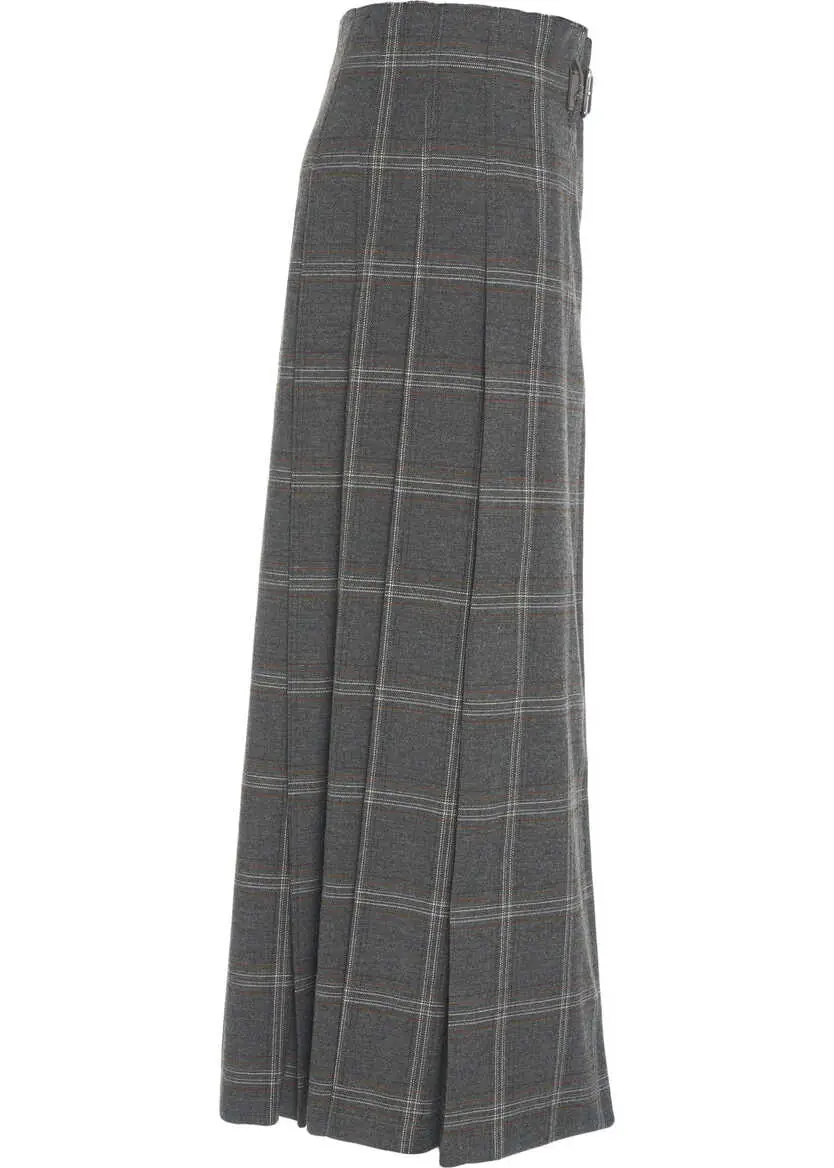 Fuste lungi Department Five Maxi skirt Gilles Grey Femei (BM 19062226) 3