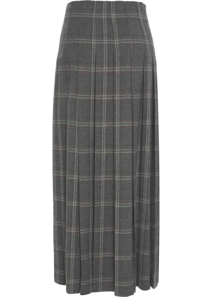 Fuste lungi Department Five Maxi skirt Gilles Grey Femei (BM 19062226) 4