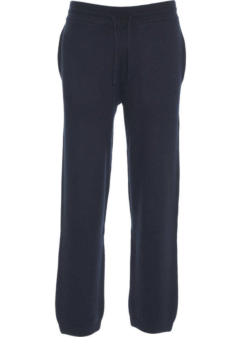 Pantaloni de trening Soft Goat Cashmere joggers Blue Barbati (BM 19062229) 2