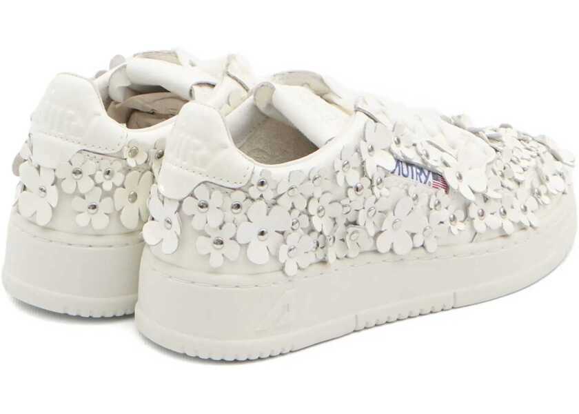 Sneakers AUTRY Bloom Medalist Low Sneakers WHITE Femei (BM 19062241) 4