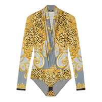Body-uri Versace Versace Cheetah Foulard Bodysuit