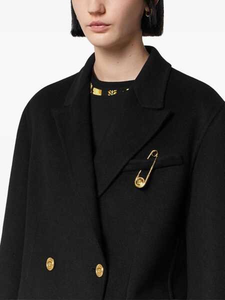 Paltoane Versace Versace Coat Black Femei (BM 19063548) 5