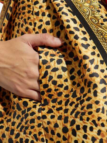 Fuste Versace Versace Cheetah Barocco Mini Skirt MULTICOLOUR Femei (BM 19063584) 5