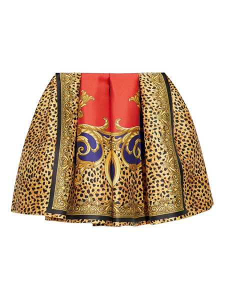 Fuste Versace Versace Cheetah Barocco Mini Skirt MULTICOLOUR Femei (BM 19063584) 1