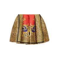 Fuste Versace Cheetah Barocco Mini Skirt Femei