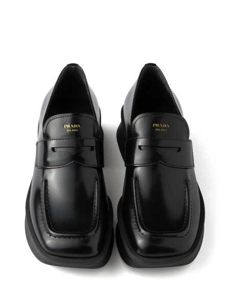 Mocasini Prada Prada Leather Loafers Black Femei (BM 19064016) 5