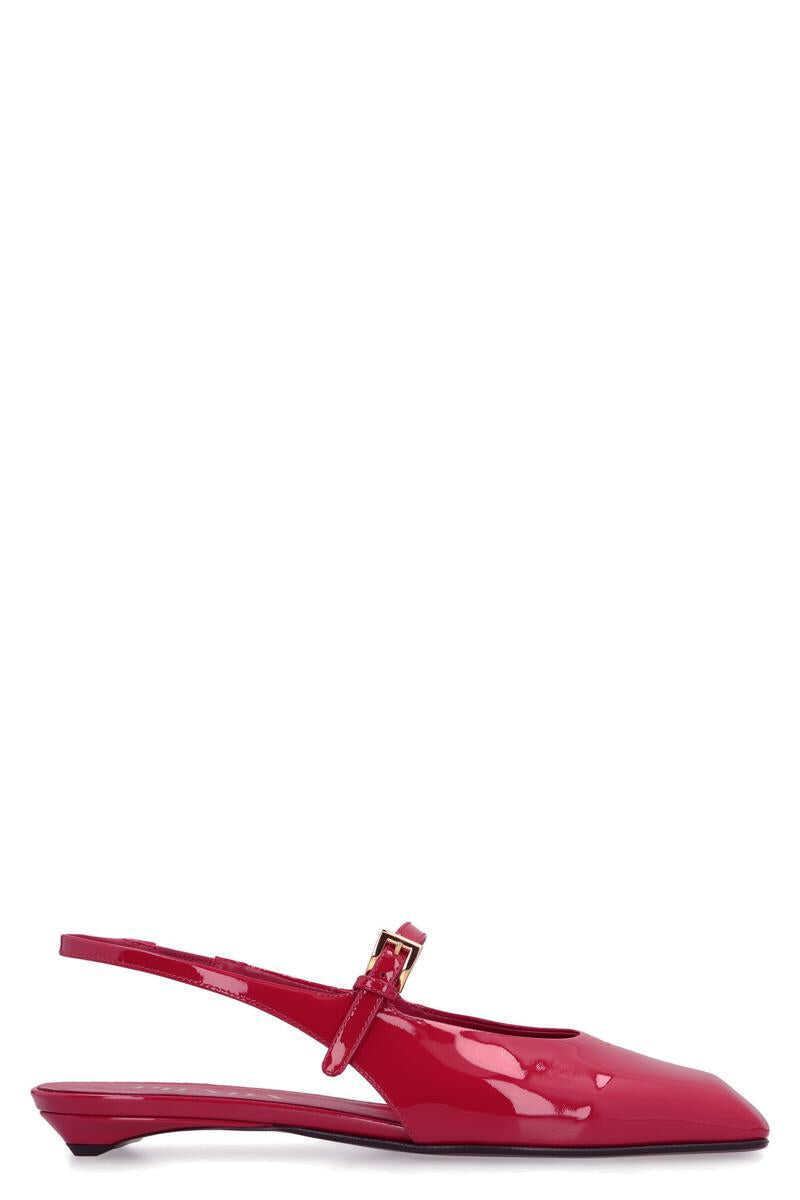 Balerini Prada Prada Slingback Ballet Flats RED Femei (BM 19064025) 1