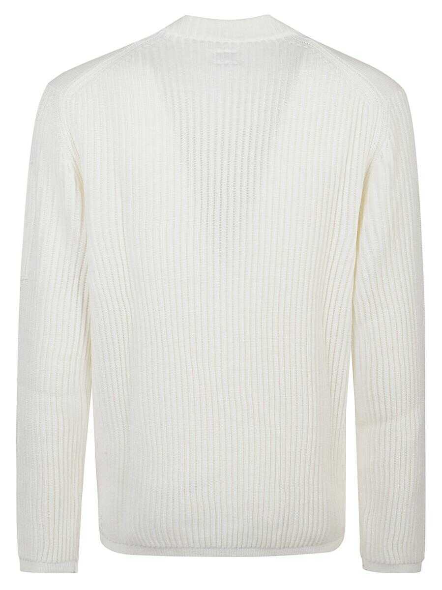 Pulovere C.P. Company C.P. Company Sweater WHITE Barbati (BM 19064100) 2