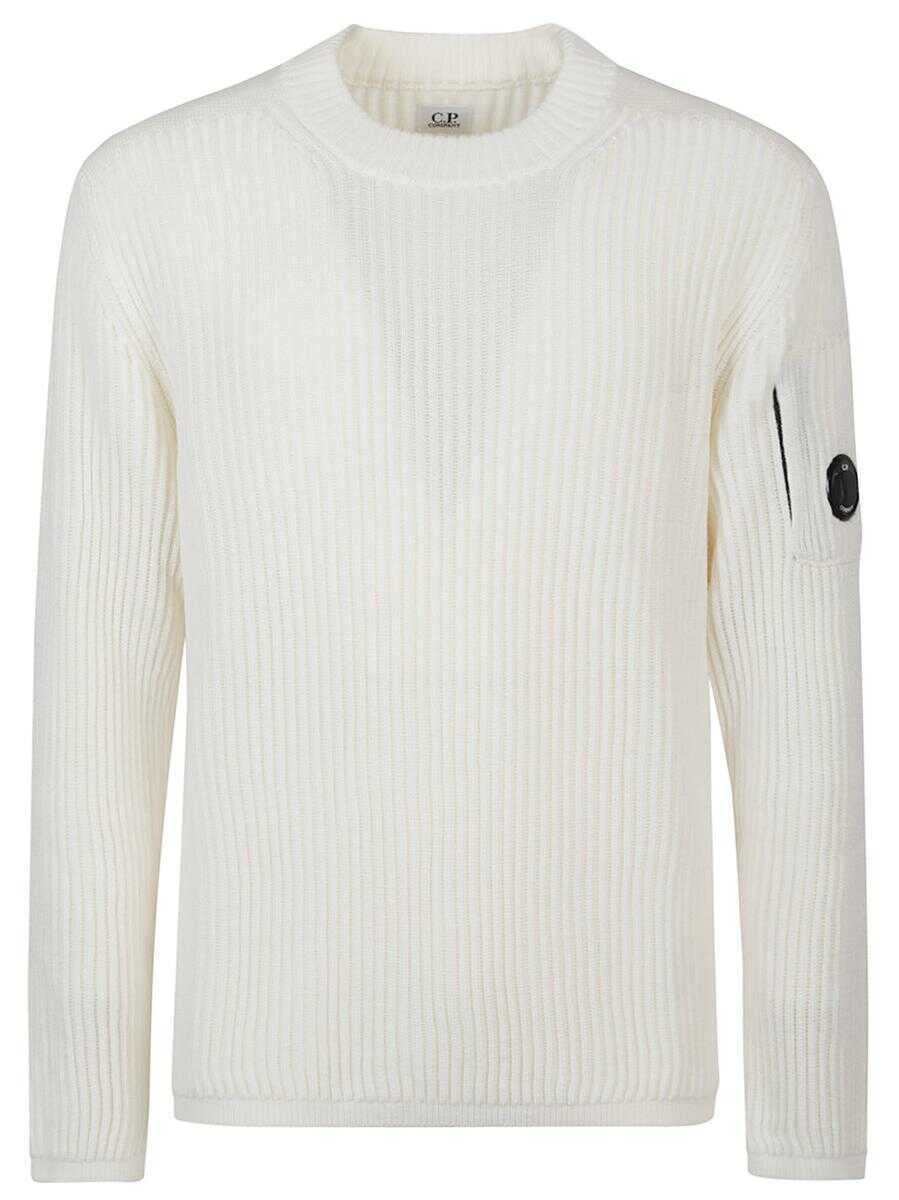 Pulovere C.P. Company C.P. Company Sweater WHITE Barbati (BM 19064100) 1