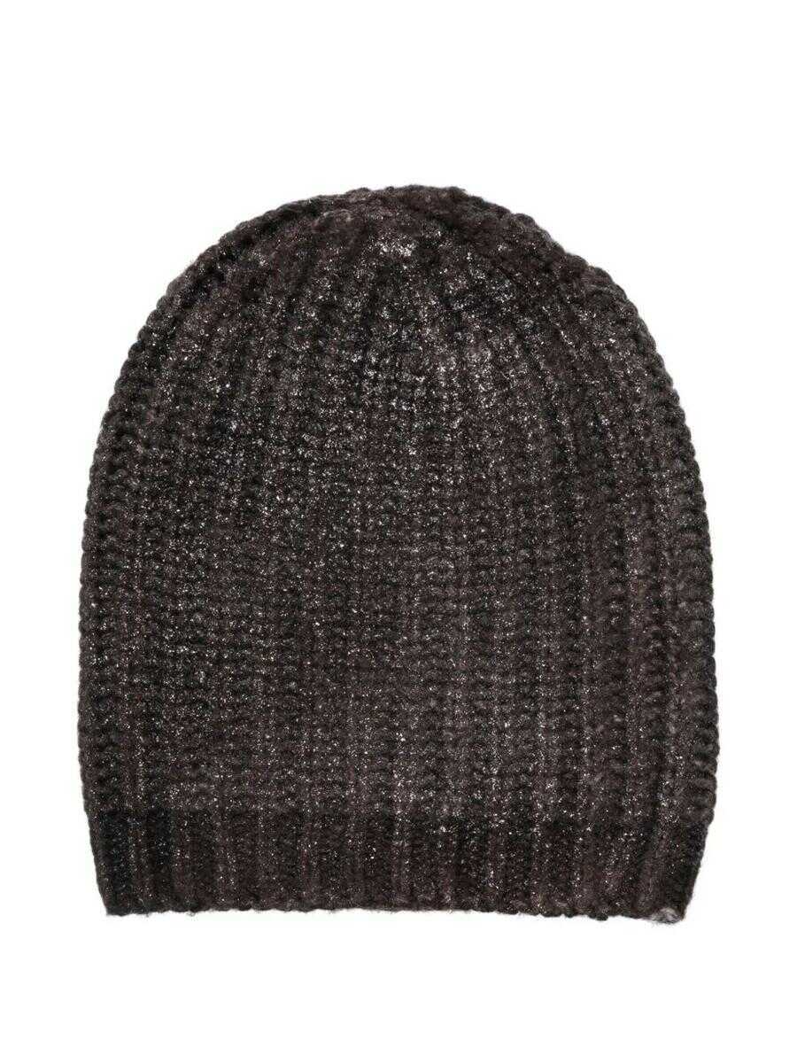 Palarii AVANT TOI Avant Toi Hand Painted Corn Cob Stitch Hat With Lamination Accessories BROWN Femei (BM 19064370) 1