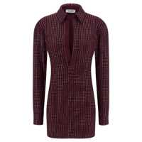 Rochii The Attico Rhinestone Dress Femei