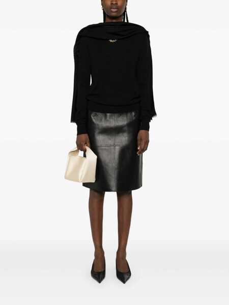 Fuste TOTME TOTEME Skirts Black Femei (BM 19064682) 2