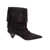 Michael Kors Michael Kors Suede Ankle Boot With Fringe Black