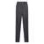 ROHE Grey High-Waisted Pants With Pences And Belt Loops In Wool Blend Woman GREY