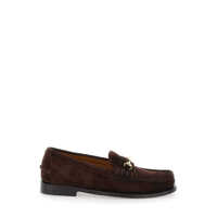 Mocasini 'Joe Modena' Brown Pull-On Loafers With Horsebit Detail In Suede Woman Femei