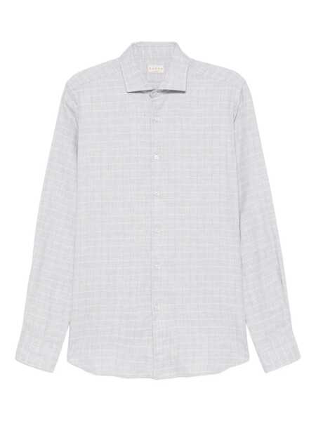 Camasi XACUS Xacus Grey Cotton Check-Pattern Shirt GREY Barbati (BM 19065588) 1