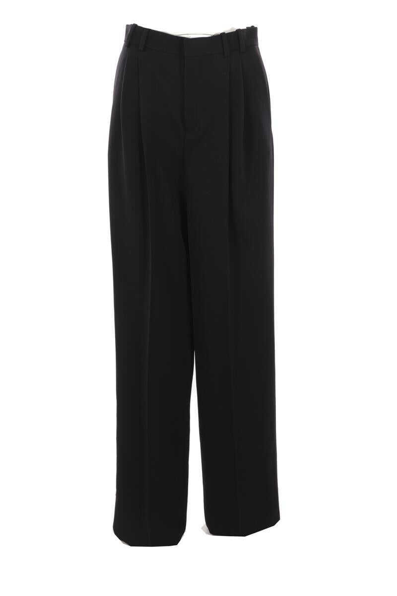 Pantaloni casual Saint Laurent Saint Laurent  Trousers Black Femei (BM 19065627) 2