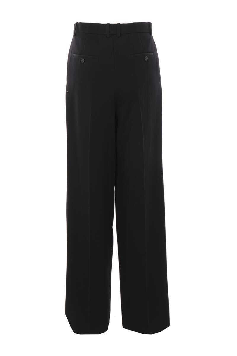 Pantaloni casual Saint Laurent Saint Laurent  Trousers Black Femei (BM 19065627) 4