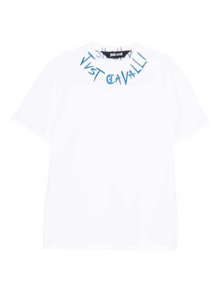 Topuri Just Cavalli Just Cavalli T-Shirts And Polos WHITE Barbati (BM 19065651) 1
