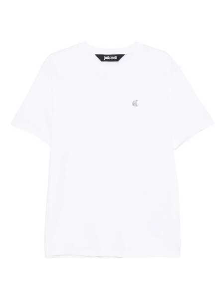 Topuri Just Cavalli Just Cavalli T-Shirts And Polos WHITE Barbati (BM 19065669) 1