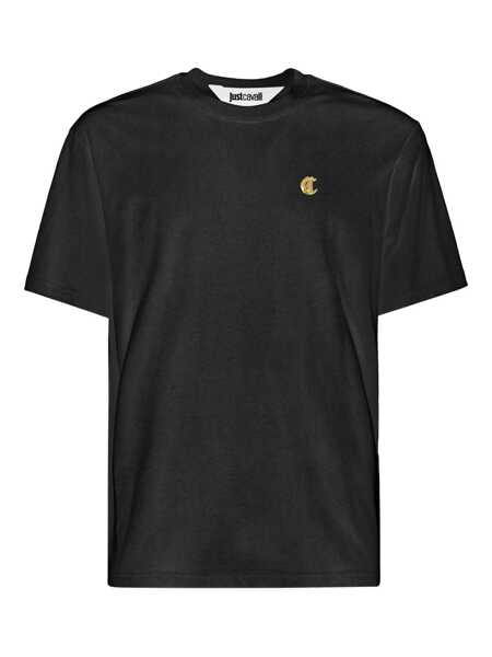 Topuri Just Cavalli Just Cavalli T-Shirts And Polos Black Barbati (BM 19065672) 1