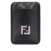 Portofele Fendi Squared Ff Leather Card Holder Barbati