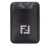 Fendi Fendi Squared Ff Leather Card Holder Black