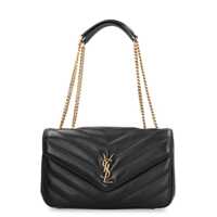 Genti de umar Saint Laurent Saint Laurent Loulou Media Leather Bag