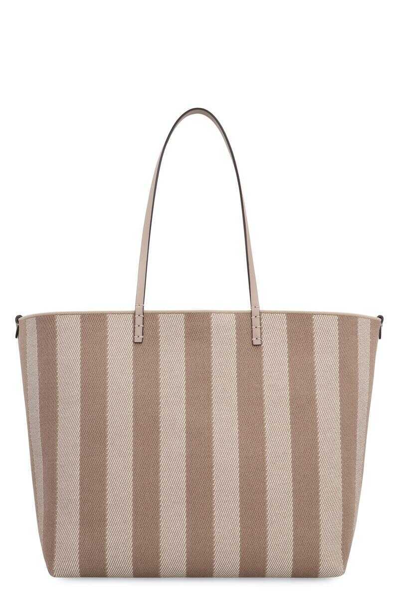 Genti de mana Fendi Fendi Roll Large Tote Bag GREY Femei (BM 19066200) 1