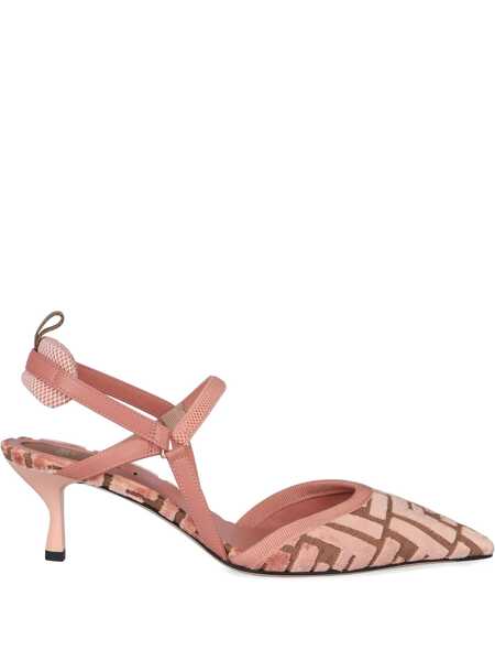 Pantofi cu toc Fendi Fendi Colibr Lite Pointy-Toe Slingbacks PINK Femei (BM 19066242) 1