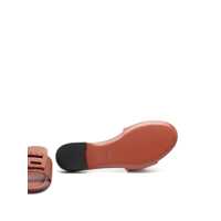 Incaltaminte Fendi Dama - Sandale Fendi Fendi Baguette Leather Slides BROWN Femei (BM 19066311) - B-mall.ro