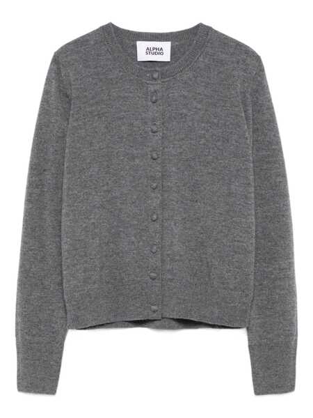 Cardigane Alpha Studio Alpha Studio Cardigan With Buttons GREY Femei (BM 19066524) 1