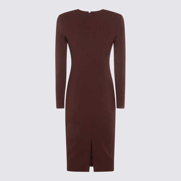 Rochii Elisabetta Franchi Elisabetta Franchi Dark Red Dress Red Femei (BM 19066542) 2