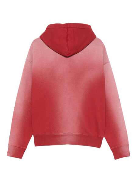 Pulovere AMISH Amish Hood Sweatshirt In Red Ombre Effect Cotton RED Barbati (BM 19066596) 2