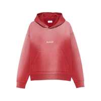 Pulovere Amish 'Hood' Sweatshirt In Red Ombre Effect Cotton Barbati