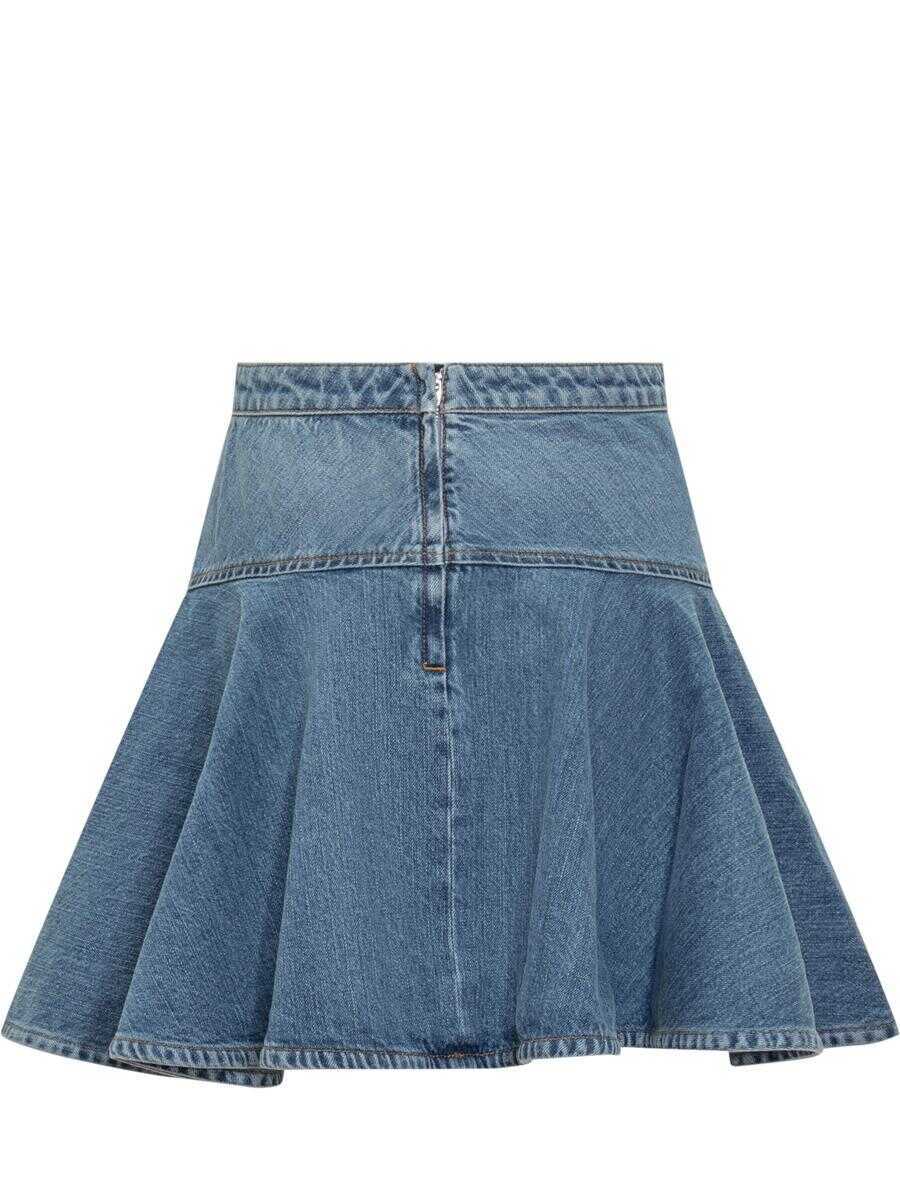 Fuste Givenchy Givenchy Givenchy Miniskirt BLUE Femei (BM 19066995) 2